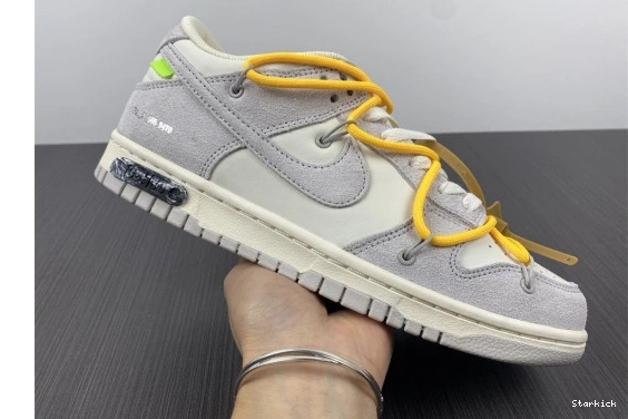 O-W DJ0950-109 39 Nike Low Dunk Lot 0306